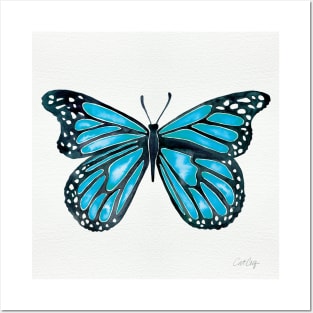 Blue Butterfly Posters and Art